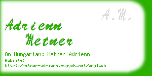 adrienn metner business card